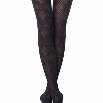 Conte TIGHTS Fantasy Design 40 DEN Pantyhose MEGAN Geometric Pattern